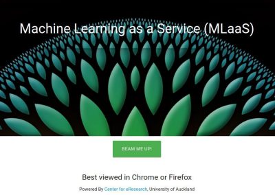 Centre for eResearch machine learning service